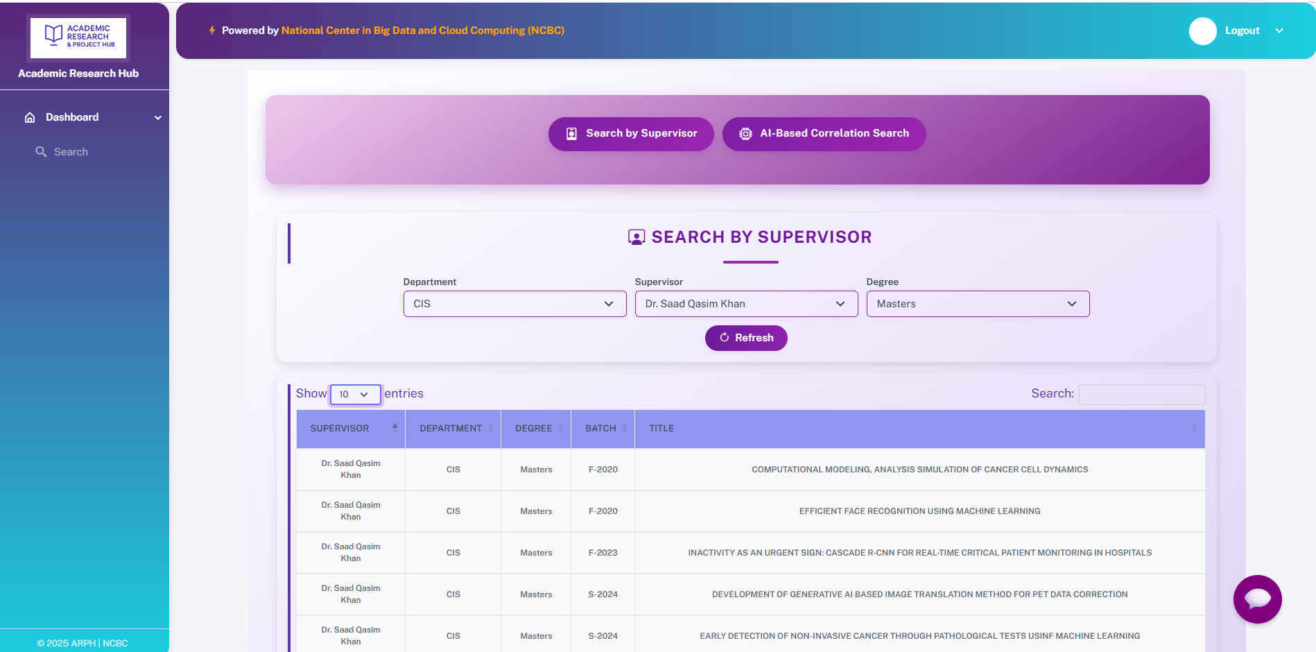 Academic Research Hub